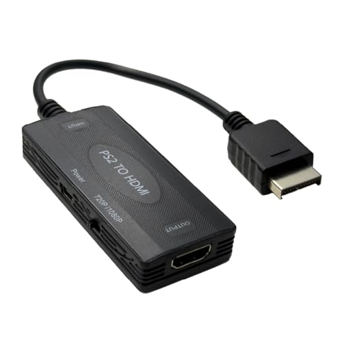 PS1/PS2�pHDMI�R���o�[�^�[�A1080P�t��HD�o�́AHDMI�ڑ��A�f��/�����f�W�^���ϊ� HY-PS2TOHDMI1080P