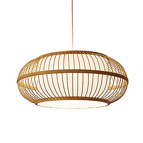 Suspension style japonais bambou naturel pour éclairage doux salon