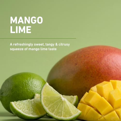 Image of Isopure Clear Whey Isolate Protein Powder, Lactose Free, Gluten Free, Naturally Flavored, Mango Lime, 20g Protein Per Serving, 14.1 Oz, 16 Servings (Packaging May Vary)