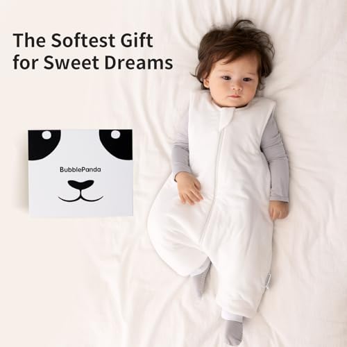 Image of BubblePanda Modal Toddler Sleep Sack with Feet 3t-4t 1.0 Tog Super Soft Sleep Bag Walker with Legs