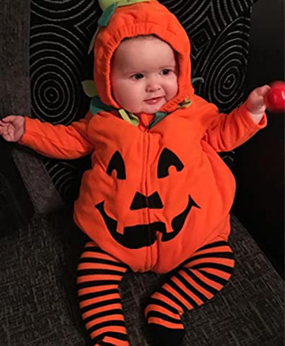 Jifre Cute Baby Halloween Pumpkin Costume, Toddler Halloween Costumes, Infant Halloween Costumes For Boys Girls (6-12Months) #TOP7