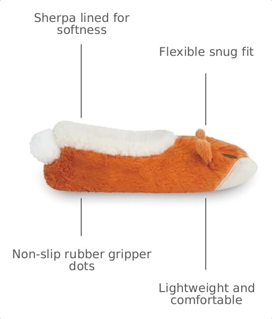 Image of Snoozies Barnyard Animal Slipper Socks for Women