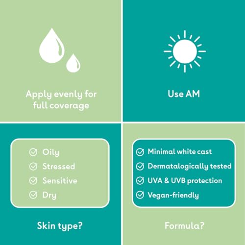 Q+A Niacinamide Daily Sunscreen SPF 50: Ultra-Light, Non-Greasy, Broad-Spectrum UVA/UVB Protection, Oil Control, Pore Refining, Hydrating, 90% Natural Ingredients, Vegan, Cruelty-Free, 50ml - Image 5