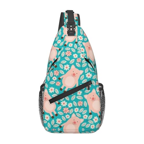 Sac bandoulière cochon mignon homme : l'accessoire fun du voyage