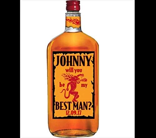 Set of Happy Birthday Fireball Labels Brewed For Happy Birthday Stickers - Any Size - Party Celebration Any Age Peel and Stick