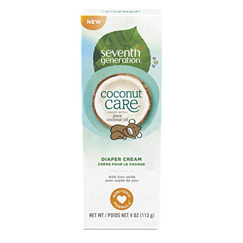 Seventh Generation Baby Diaper Cream with Soothing Coconut Care Tube, 4 Ounce