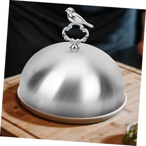 Couvercle de restaurant en acier inoxydable au design argenté durable - 5