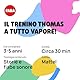FABA Klangfigur – Die komplett dampfende Thomas-Zug – Geschichten und Klangmärchen für Jungen und Mädchen von 3-5 Jahren – hörbar mit FABA Geschichten und FABA+, Lernspiel, italienische Version