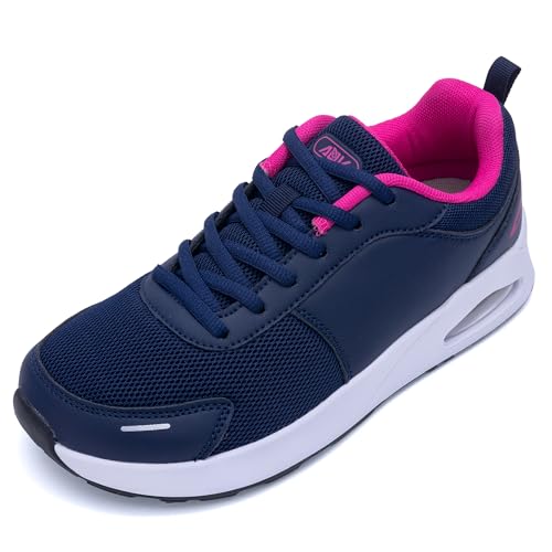 Image of IIV Women Wide Toe Box Walking Shoes Arch Support Running Tennis Sneakers Plantar Fasciitis Shoes