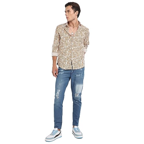 Image of Campus Sutra Men's Regular Fit Shirt