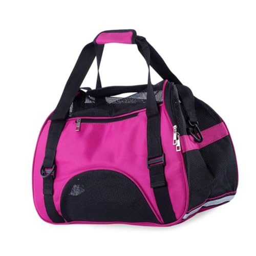 ifundom Pet Carrier Bag Soft Sided Travel Handbag with Safety Zippers Mesh Windows for Ventilation Straps S Green for with Your Dog Cat