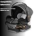 Chicco KeyFit 30 Infant Car Seat and Base, Rear-Facing Seat for Infants 4-30 lbs., Infant Head and Body Support, Compatible with Chicco Strollers, Baby Travel Gear | Orion/Grey