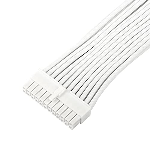 Image of SilverStone PP07E-MBW Super Flexible PSU Extension Cable, 1 x 24pin ATX, SST-PP07E-MBW-V2