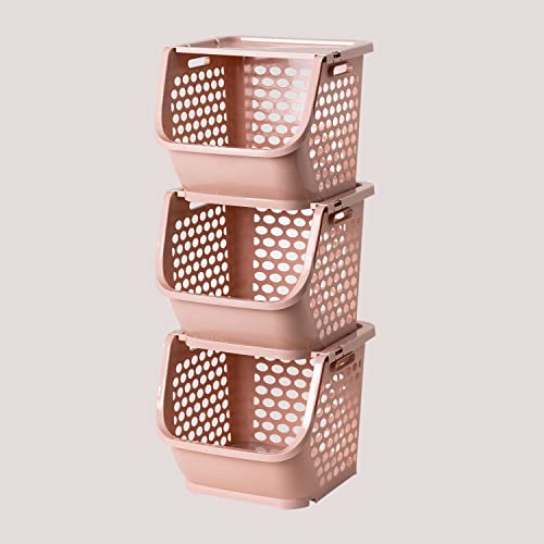SKLUM Set de 3 Cestas de Almacenaje Bazyl -
