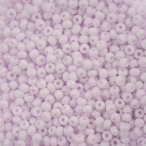 Czech Glass Seed Beads 11/0 Vial Opaque Natural Pink - 23Gram Vial of DIY Jewelry Making Beads Preciosa (Jablonex)