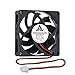 GDSTIME 12V Lüfter 70mm Lüfter 70 x 15mm Computerlüfter 7CM Gehäuselüfter 70mm 12V PC Lüfter 3000 U/min für Belüftung Auspuff Lüfteraustausch DIY Kühlung