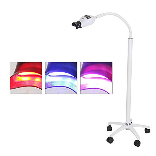 3 Color Cold Light Dental LED Teeth Whitening Light Lamp with 8 LED Moblie Bleaching Accelerator Floor Standing