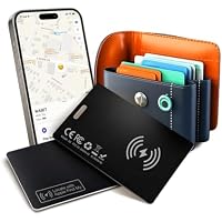 0.07'' Apple MFi Certified Smart Wallet Tracker Tag (iOS Only) only