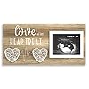 Baby Sonogram Picture Frame for Standard 4 x 3 Ultrasound Photo Pregnancy Announcements Ideas Gender Reveal Baby Shower Gifts New Mom Expecting Parents to Be Keepsake Gift
