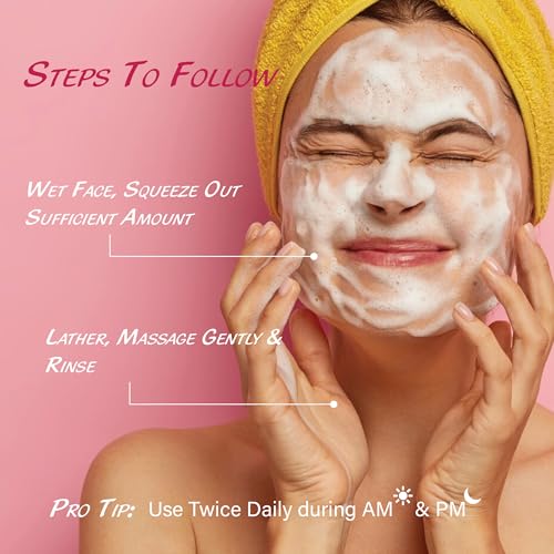 Image of Raissa Brightening Face Wash Cleanser Soap Free with Kojic Acid, Niacinamide, Glow Boosters for Dull, Uneven Skin| Tan removal, Depigmentation, dark spot correction| Japanese Tsubaki & Plant AHAs|50ml