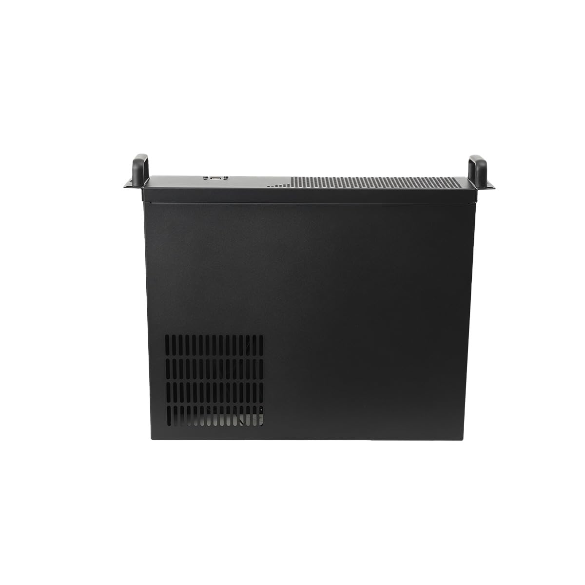 Scatola Rack 2U per Server - Chassis Rackmount Compatibile con Micro ATX e Mini ITX, 14 Pollici, Design Compatto per Spazi Ridotti, Include Ventole da 80mm, Supporta HDD 3.5" e SSD 2.5"