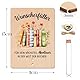BOFUNX Geschenke für Leseratten und Bücherwurm Geldgeschenk Verpackung Holz Wunscherfüller Geschenk Geburtstagsgeschenk für Buchliebhaber Freunde Kollegen Geburtstag