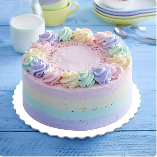 Miniatura 6 de Decoraciondulce - Pack De 5 Bases Extrafuertes De 25cm X 3mm De Color Blanco Y 5 Cajas Para Transportar Tartas De 25.4 X 25.4 X 15cm De Altura