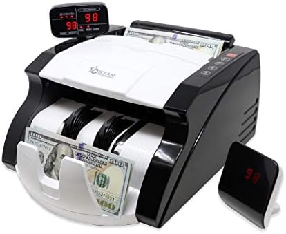 GStar Money Counter with UV/MG/IR Counterfeit Bill Detection Plus External Display with Warranty, American Brand, American Seller (Rotatable Display Screen)
