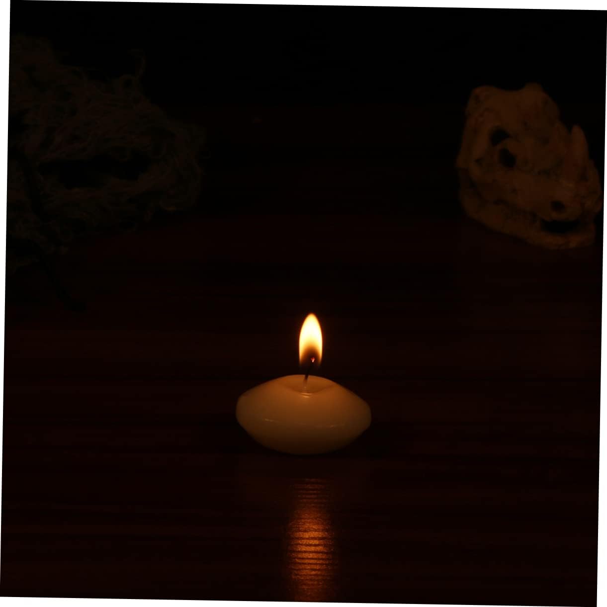 ORFOFE 50pcs Floating Candles for Weddings Parties Holidays Romantic Mini Decorative Candles for Centerpieces Warm Unscented Dripless Design for Events and Celebrations