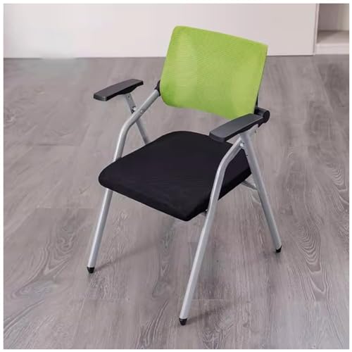 Silla de conferencias plegable con respaldo, taburete ligero portátil para reuniones, entrenamiento y eventos, diseño apto para estudiantes