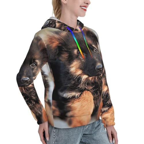 Sweat à capuche berger allemand fini les pulls amples optez pour ce pull ajusté - 3