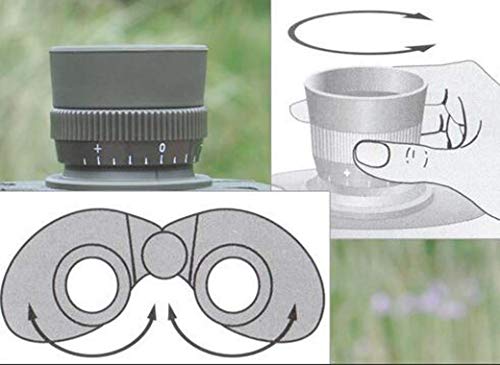 Binoculares 8x30 HD para adulto con prisma BAK4 miniatura 7