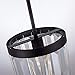 Kitchen Island Pendant Lighting Modern Crystal Mini Chandelier Oil Rubbed Bronze 1 Light Contemporary Crystal Pendant Chandelier for Dining Room Bathroom Bedroom Livingroom Hall (7.5 inch)