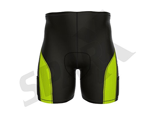 Bermuda masculina Sparx Elite Triathlon Triathlon para ciclismo