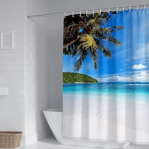 Rideau de douche en polyester de qualité supérieure avec oeillets robustes - 2