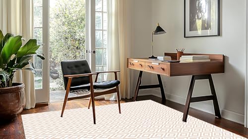 Miniatura 6 de Dobleuve Estudio Alfombra Vinílica Rombo 08 Beige 50x100 Cm Alfombra Cocina Lavable Antideslizante Alfombra Vinilica Suelo Vinílico Alfombra Vinilo Salón
