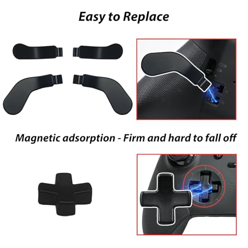 Image of 5 in 1 Elite 2 Controller Paddles for Xbox Elite Controller Series 2,Black