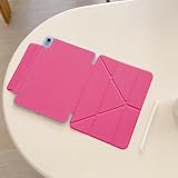 Slim Magnetic Double-Sided Clip Case for iPad Pro 11"| 4-Corner Shockproof PC Transparent, Pencil Holder, Multi-Angle Foldable Stand, Auto Wake/Sleep