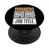 Paramedic Official Job Title – Funny Paramedic’s Job Quotes PopSockets mit austauschbarem PopGrip