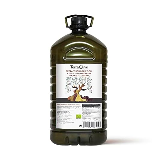TerraOlive - Aceite de Oliva Virgen Extra (AOVE) Ecológico - 5L
