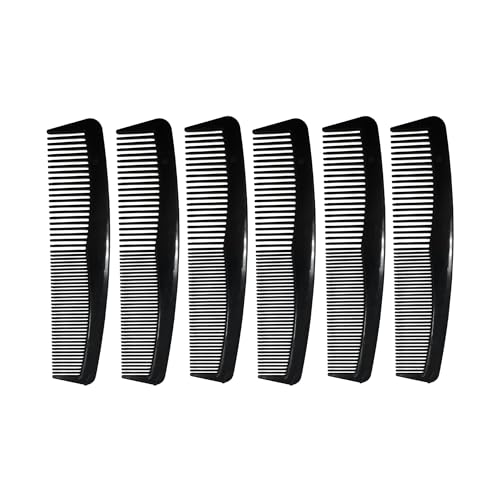 Peine para cabello GENTS Fine & Coarse Tooth de plástico duradero miniatura 1
