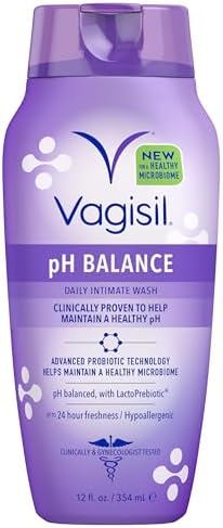 Vagisil pH Balance Feminine Wash, LactoPrebiotic,12 Fl Oz (1 Pack)