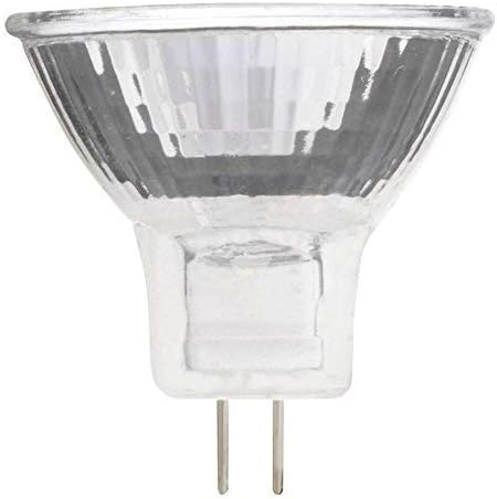 Paquete de 10 bombillas halógenas profesionales MR11-12V-20W GU4 reflector halógeno/dicroico, para interiores y exteriores, luces de jardín, luces