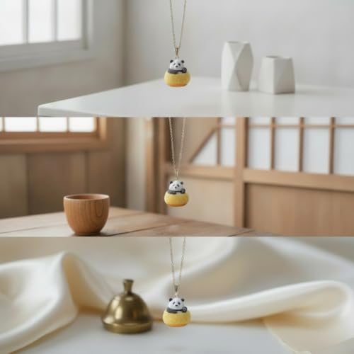 Collier pendentif mignon doré parfait pour le look du collège - 4