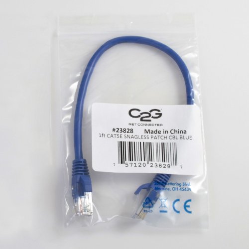 Image of C2G /Cables to Go 00482 Cat5e Snagless Unshielded (UTP) Network Patch Cable