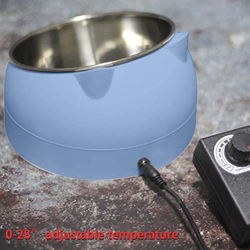 Qcutep Heated Pet Bowl Outdoor Dog Thermal-Bowl, Mess Free 15°Slanted Bowl For Dogs And Cats, Non-Skid & Non-Spill, Easier To Reach Food, Thermal-Bowl Heated Cat & Dog Bowl #TOP4