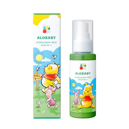 【2026 RN品】日焼け止め アロベビー UV & アウトドア ミスト SPF38⁺⁺⁺ 国産 無添加 ディート不使用 紫外線吸収剤不使用 赤ちゃん 無添加 オーガニック ノンケミカル (ディズニーデザイン単品)