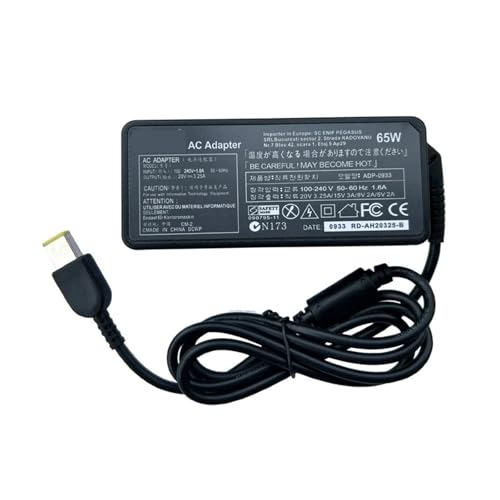 Chargeur ordinateur portable 20V 3.25A 65W adaptateur secteur US