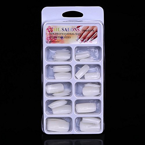 Lurrose 100PCS Nail Tips False false coperture