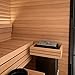 Far Infrared Sauna for Home Indoor Sauna Cabin with Wood Frame Carbon Fiber Heating System and Smart Control Panel for Relaxation Detox Home Spa Use